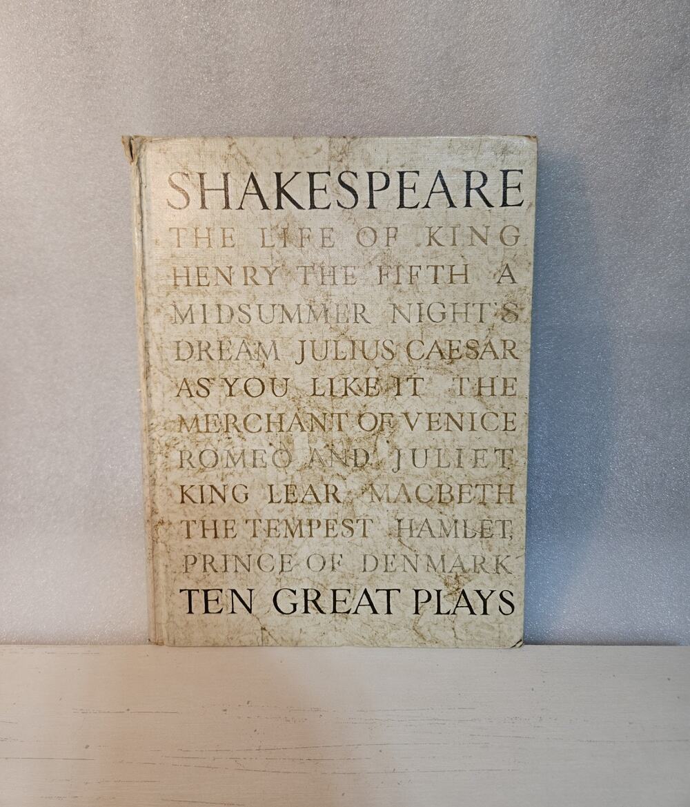 Shakespeare Ten Great Plays Illustrated 1962 Golden Press Hardcover Provensen